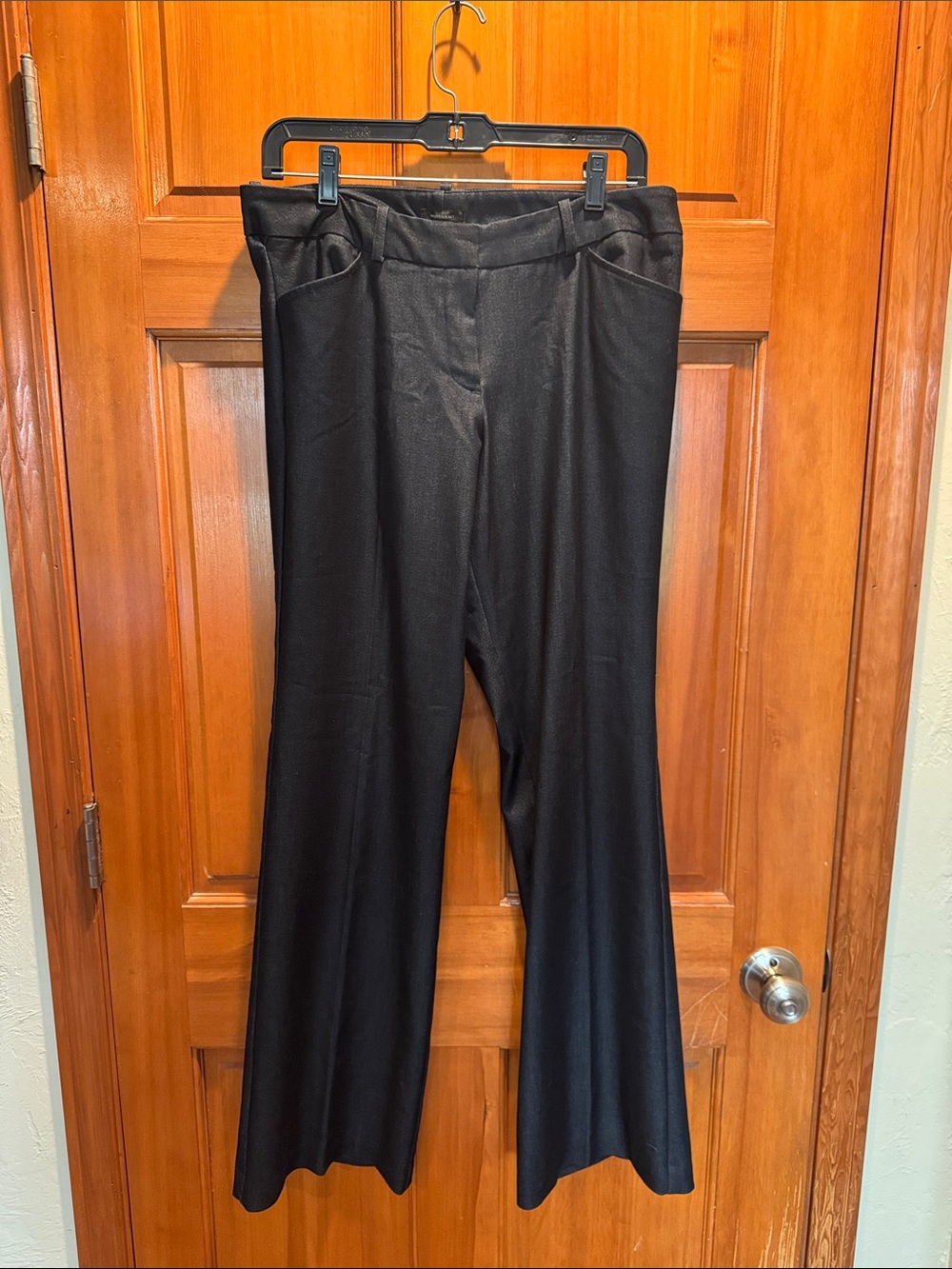 Worthington Modern Fit Dark Blue Straight Leg Dress Pants Workwear Size 10